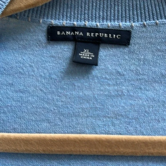 Banana Republic Light Blue Women's Cardigan - Picture 7 of 7
